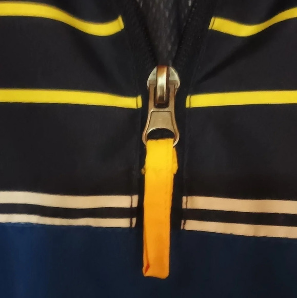 Windbreaker U. S. Polo Assn. 1/4 zip sharp blue men's small nwot - Picture 3 of 5